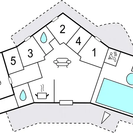5 Bedroom Lovely In * Blavand